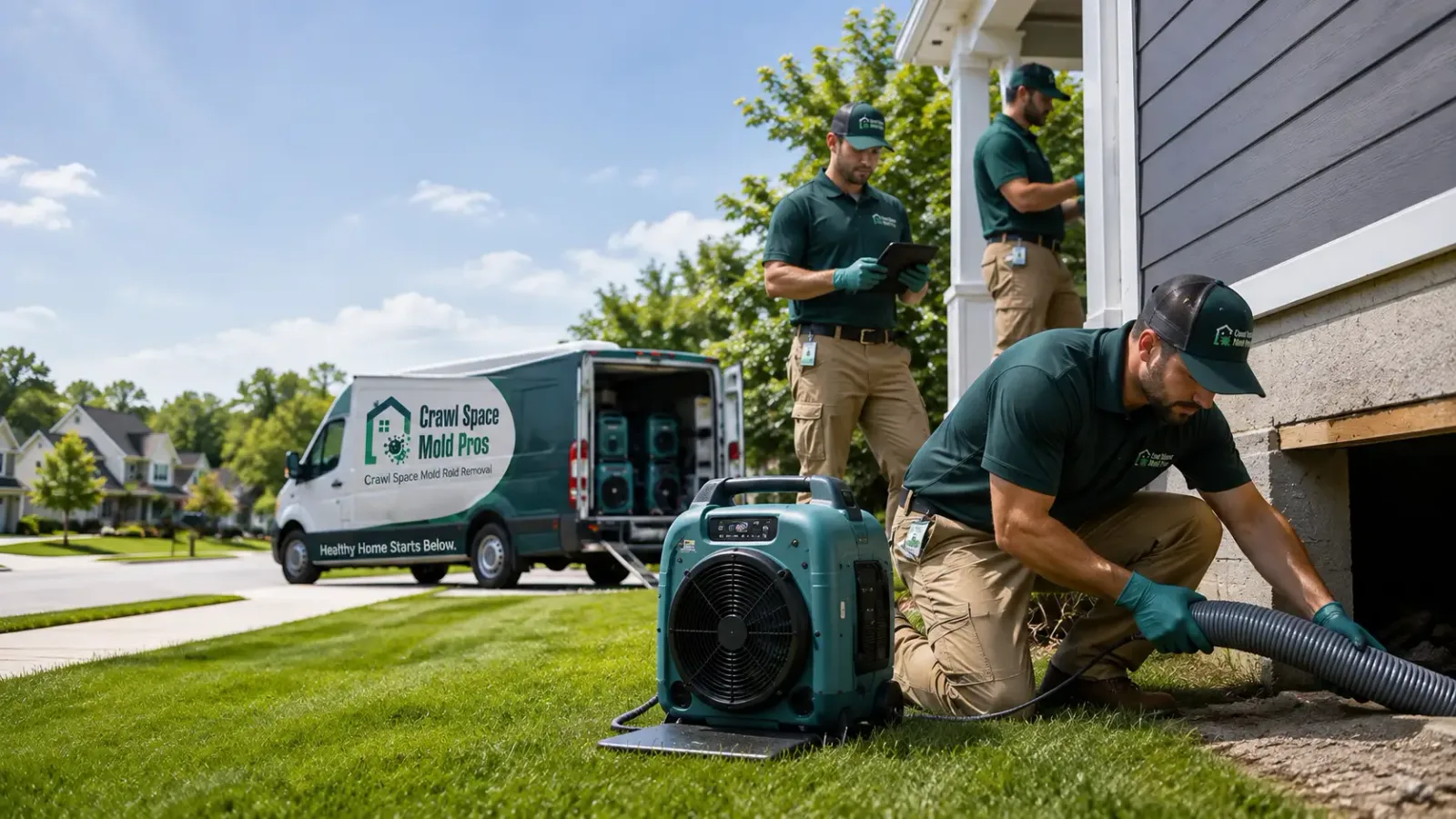 Crawl Space Mold Removal in Endicott, NY
